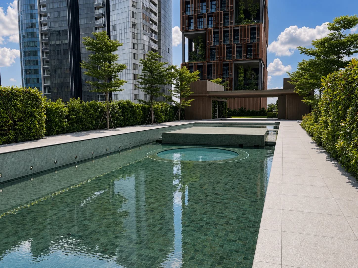 Boulevard 88 acrylic pool panel