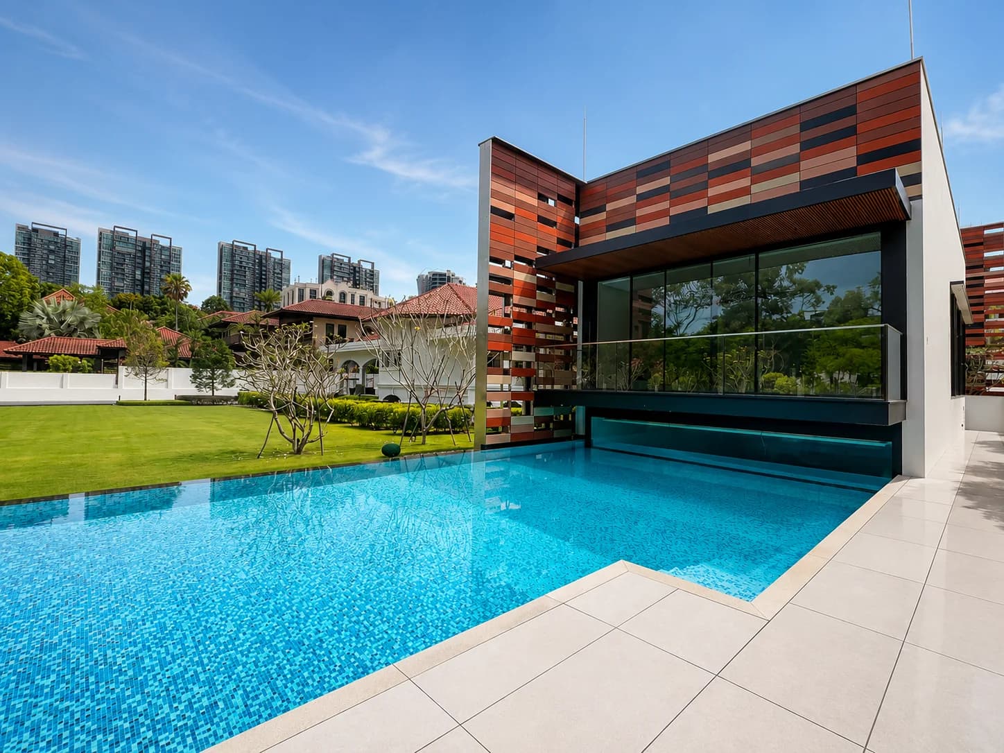 House off Bishopsgate acrylic pool panel