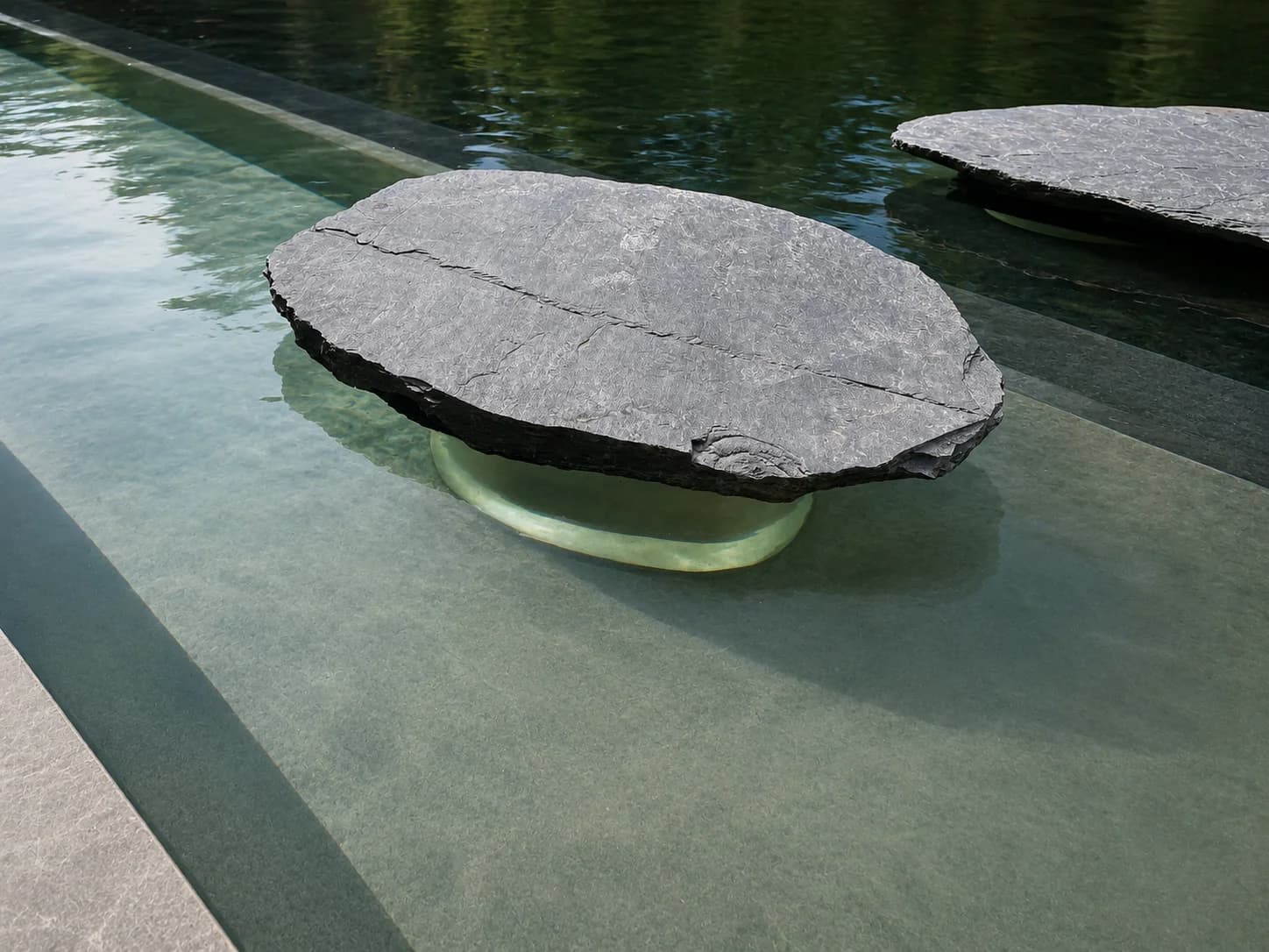 House off King Albert Park acrylic pool panel