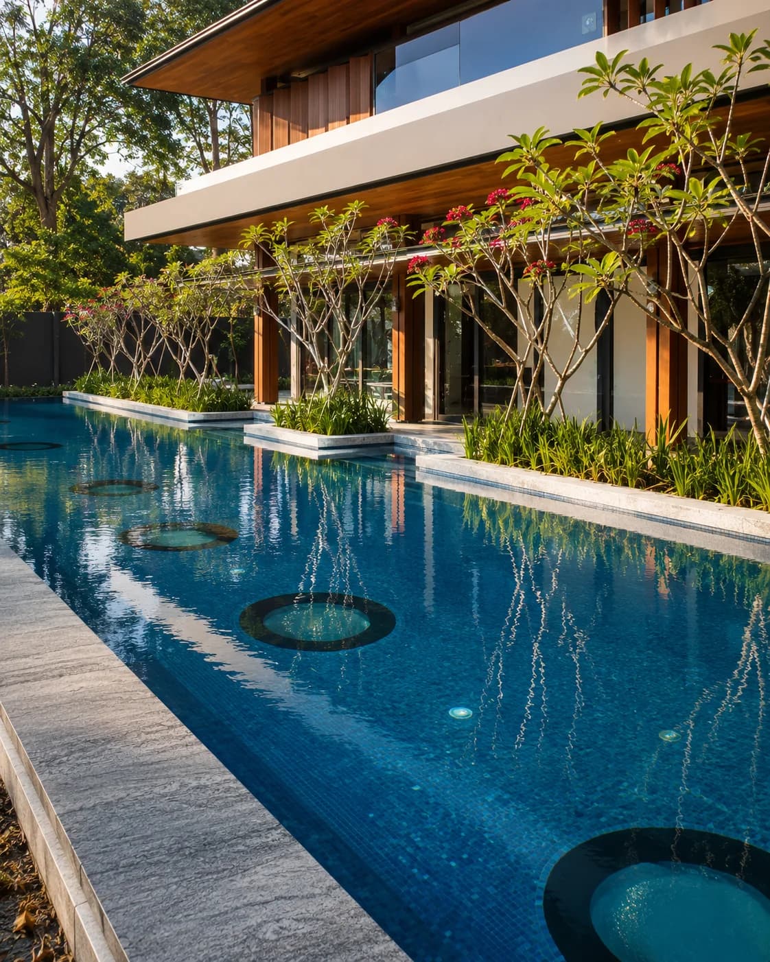 House off Chancery Lane acrylic pool panel