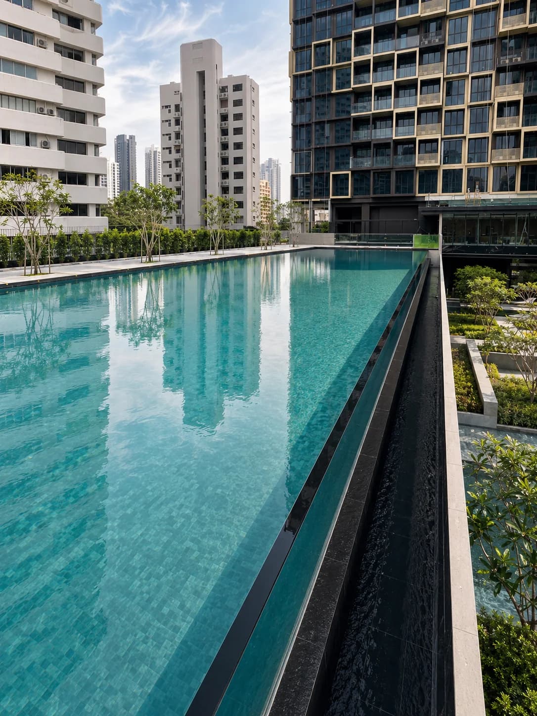 Irwell Hill Residences pool panel