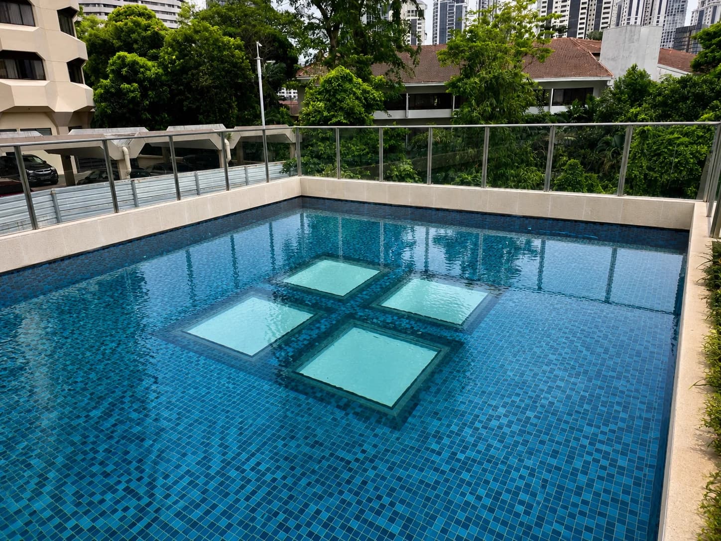 Klimt Cairnhill acrylic pool panel