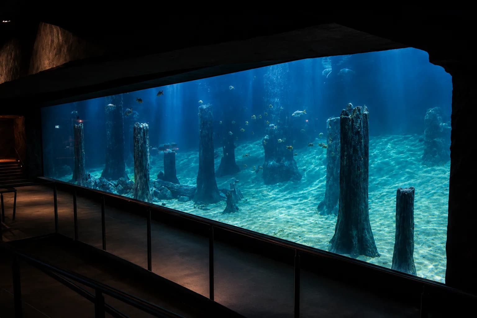 River Safari acrylic aquarium panel