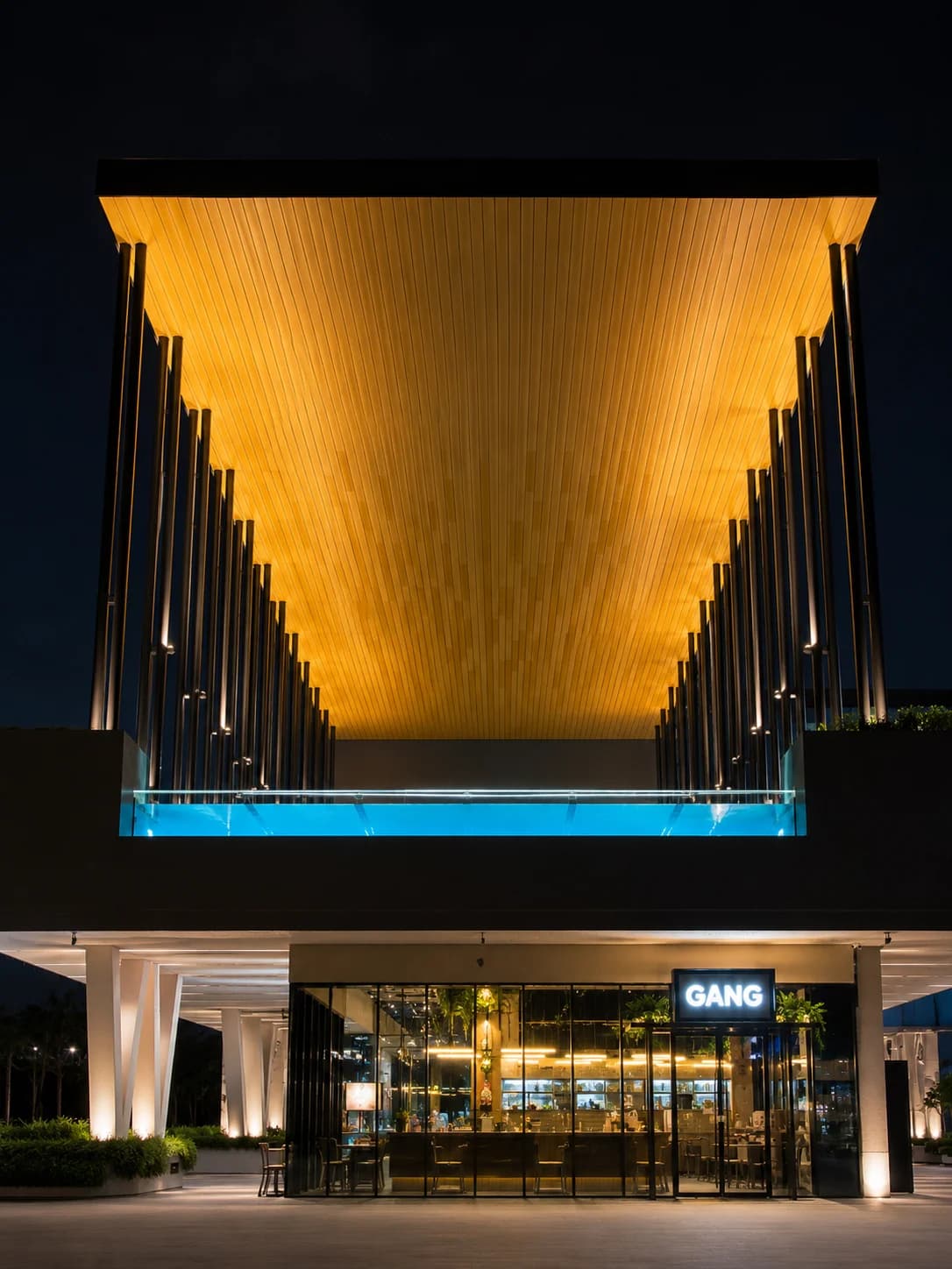 SAFRA @ CCK acrylic pool panel