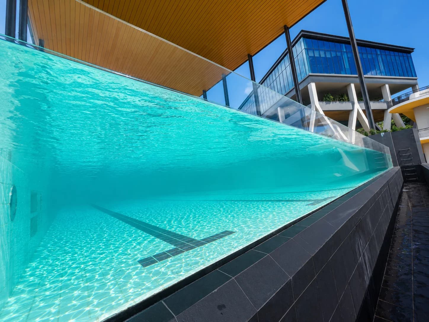 SAFRA @ CCK acrylic pool panel