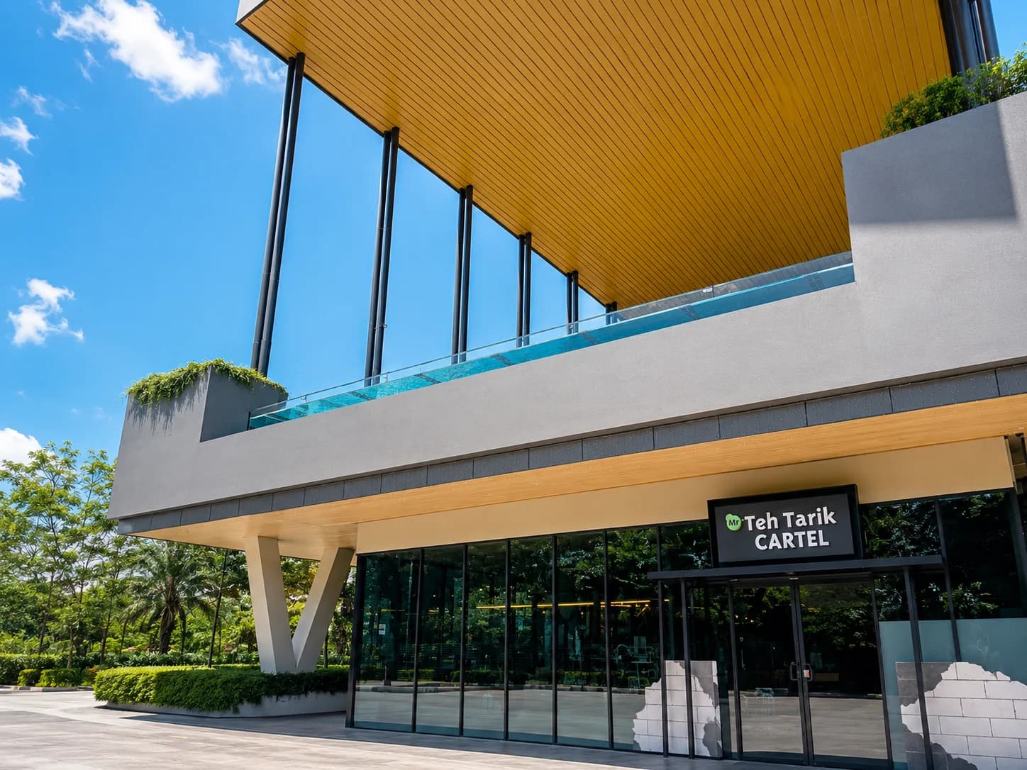 SAFRA @ CCK acrylic pool panel