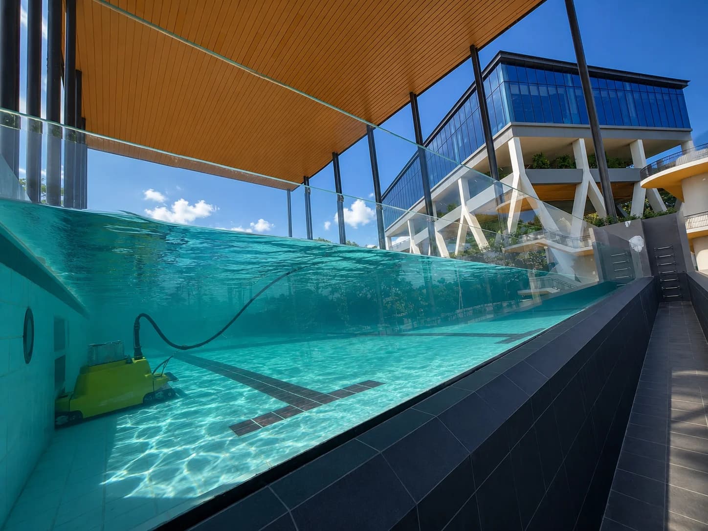 SAFRA @ CCK acrylic pool panel