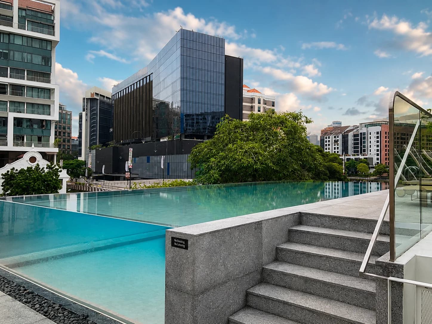 320 Havelock Road acrylic pool panel