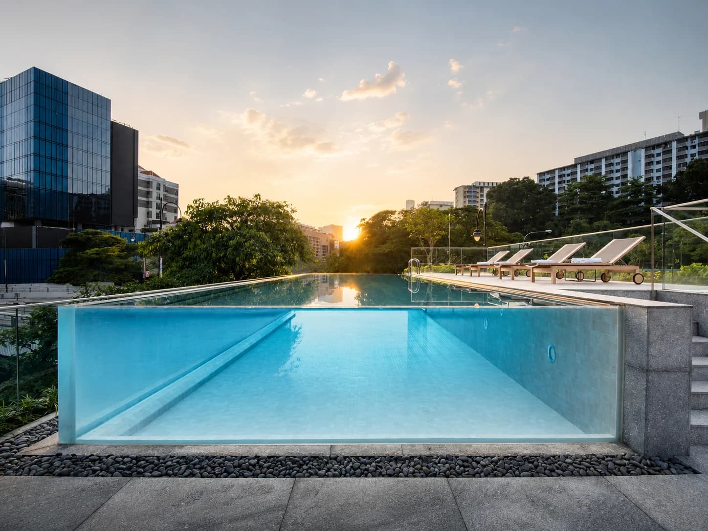320 Havelock Road acrylic pool panel