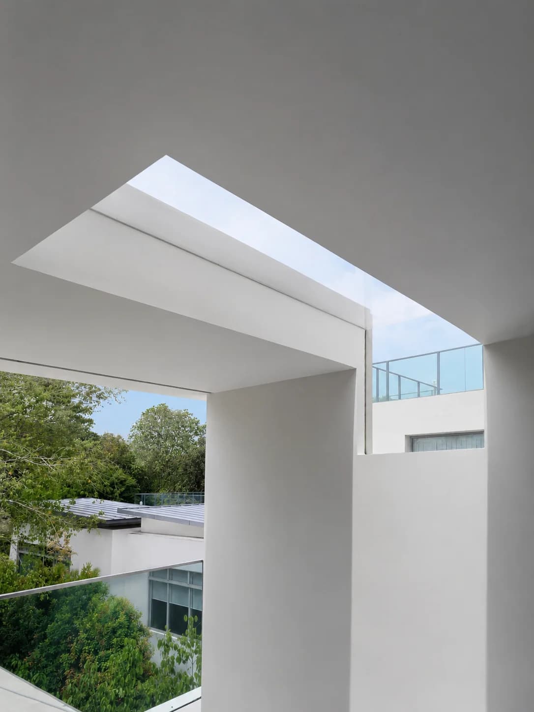 Acrylic skylight — House off Cornwall Gardens