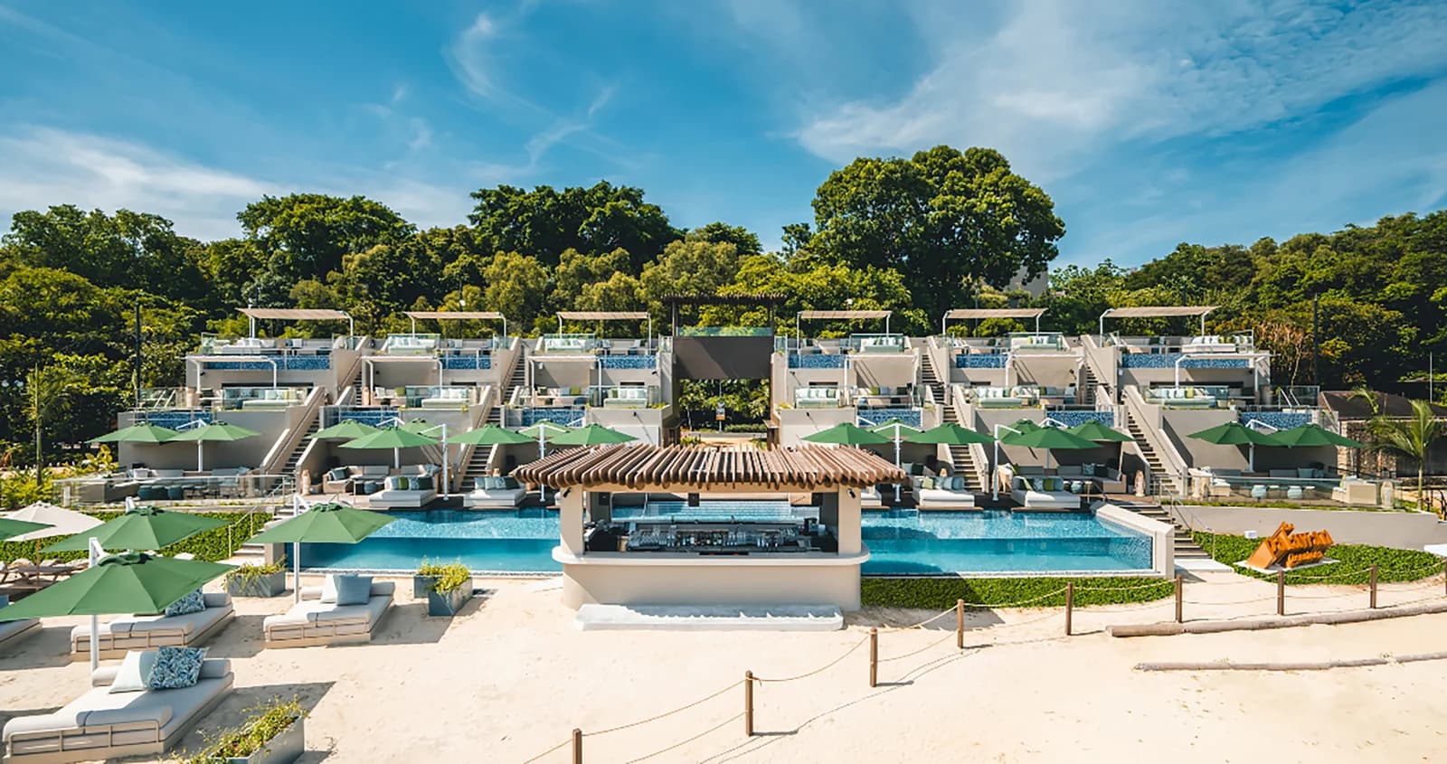 The Palawan@Sentosa acrylic pool panel