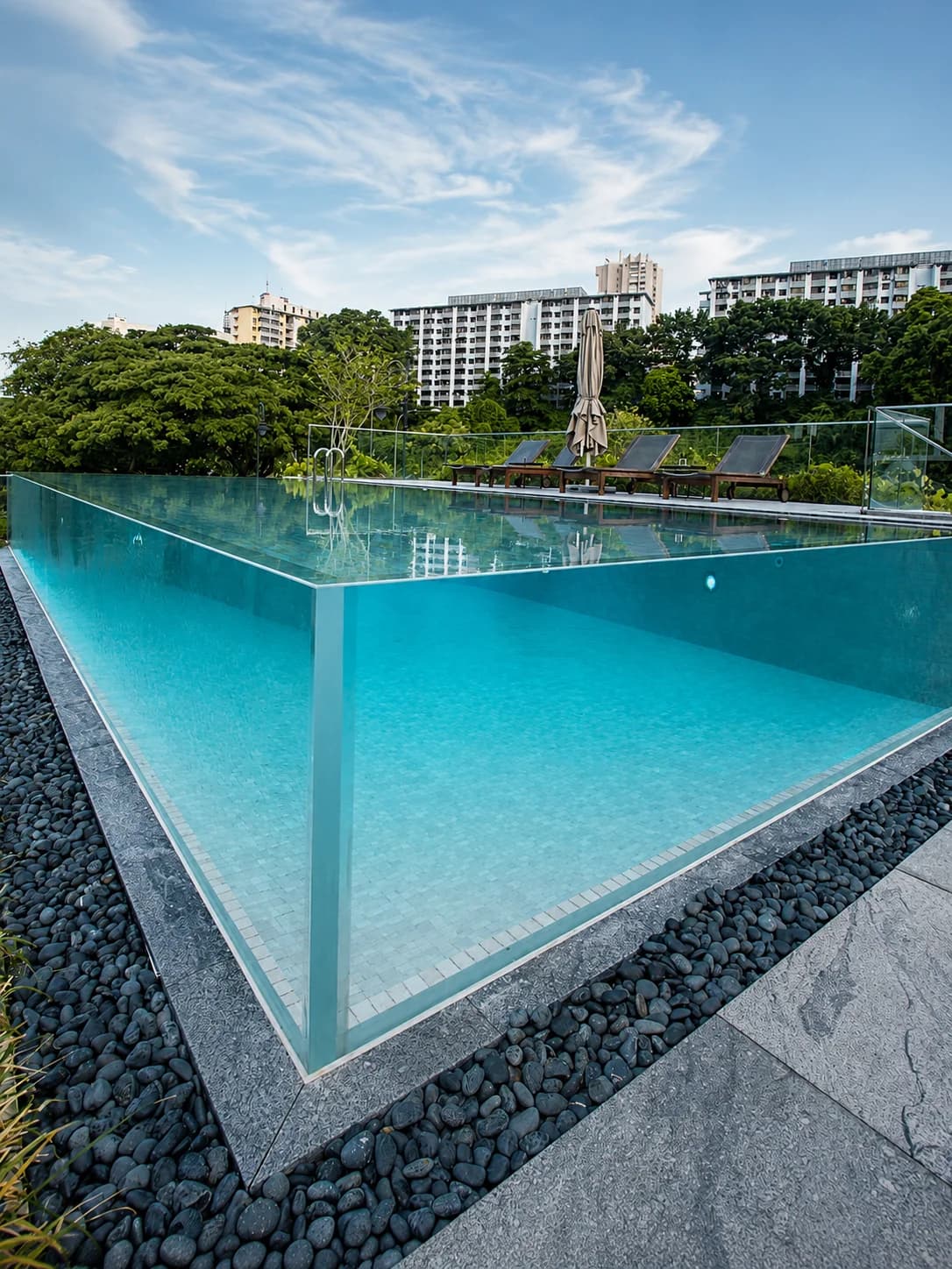 320 Havelock Road acrylic pool panel